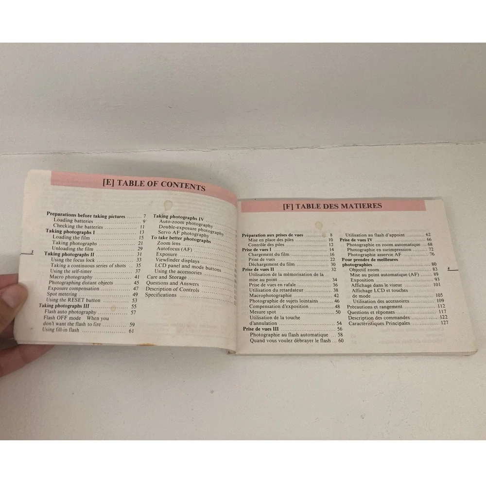 Olympus Infinity SuperZoom 300 Camera Instruction Manual AZ-300 Tips Lens Tissue